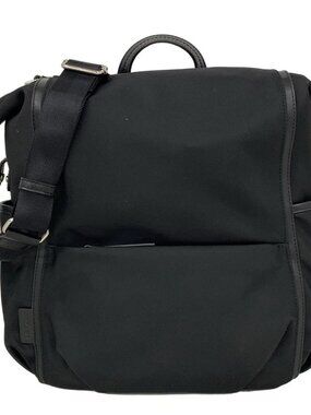 SAZABY 1323504-11-004 Black Nylon Leather Shoulder Bag